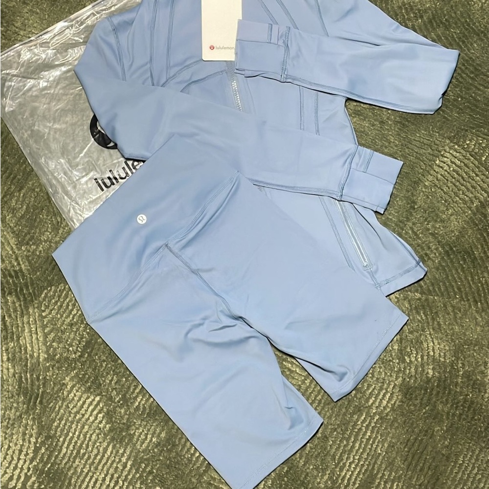 lululemon athletica Light Blue Track Set
